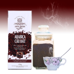 CÀ PHÊ PHA PHIN ARABICA CẦU ĐẤT HỘP 250G