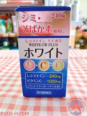 VIÊN UỐNG TRỊ NÁM WHITE CW PLUS L.C.E 240 VIÊN - 4987343973146