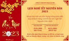 LỊCH NGHỈ TẾT