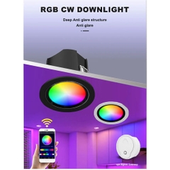 Đèn downlight LED RGBCW 12W