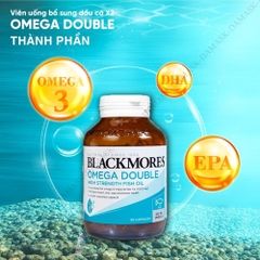 Viên Uống Dầu Cá Blackmores Fish Oil 1000mg Úc Giúp Bổ Sung Omega 3 Tăng Cường Sức Khỏe Tim Mạch