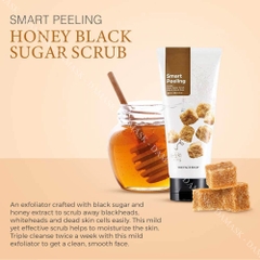 Tẩy Tế Bào Chết, Dưỡng Da Mịn Màng Với Hỗn Hợp Mật Ong Và Đường Đen The Face Shop Smart Peeling Honey Black Sugar Scrub 120ml