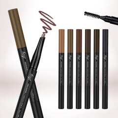 Chì Kẻ Mày Ngang The Face Shop Designing Eyebrow Pencil - Dark Brown