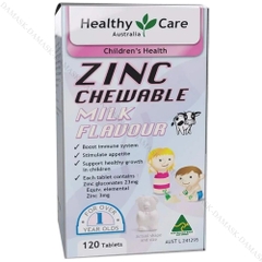 Viên nhai bổ sung kẽm Healthy Care ZinC cho bé