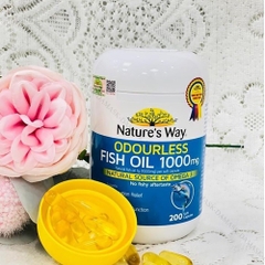 Viên uống dầu cá Nature’s Way Fish Oil 1000mg 200 viên