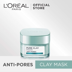 Mặt Nạ Dưỡng Da Đất Sét L'Oreal Pure Clay Anti-Pores Mask