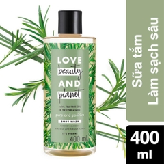 Sữa Tắm Detox Love Beauty And Planet Pure And Positive (400ML)
