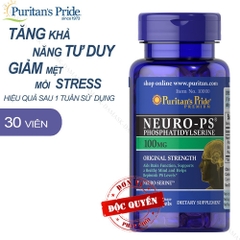 Viên Uống Bổ Trí Não Neuro-Ps Phosphatidylserine Puritan’S Pride