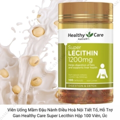 Mầm Đậu Nành Điều Hòa Nội Tiết Healthy Care Super Lecithin Úc