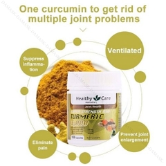 Viên uống giảm đau dạ dày Turmeric 3000 Healthy Care