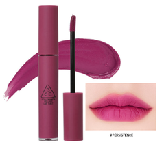 Son 3CE Kem Soft Lip Lacquer Màu Almost Mauve - Tím lạnh