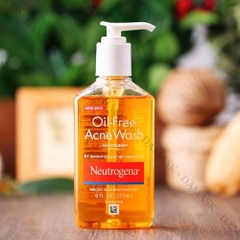 Sữa Rửa Mặt Cho Da Mụn Neutrogena Oil Free Acne Wash