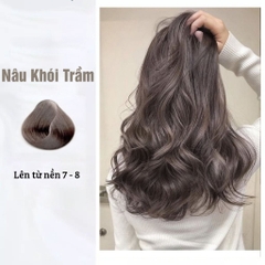 Thuốc Nhuộm Tóc Dạng Tuýp Màu Nâu Khói Trầm (Không Cần Tẩy)