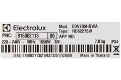 Electrolux 7 Kg EDV705HQWA