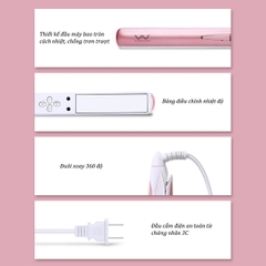 Máy Ép/Uốn Tóc 2in1 Phiên Bản Mới Thương Hiệu VIVID&VOGUE®️ - VAV006