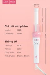 MÁY UỐN TÓC XOĂN XOAY TỰ ĐỘNG VIVID&VOGUE®️ - VAV022B