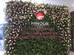 Trang trí backdrop hoa hồng tại dự án Hinode City, 201 Minh Khai, HN
