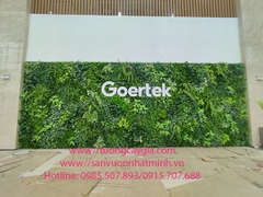 Vách cây giả nhà máy Công ty GOERTEK khu công nghiệp Quế Võ, Bắc Ninh