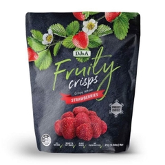 Dâu tây sấy giòn DJ&A Fruity Crips Strawberries gói 25gr