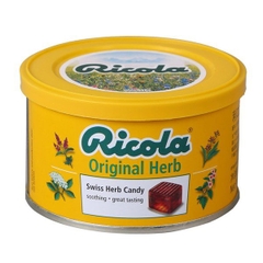 Kẹo thảo mộc Ricola vị Original Herb hộp thiếc 100gr