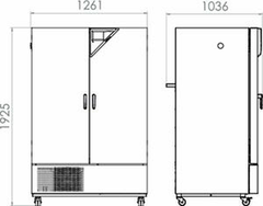 Tủ sinh trưởng 700L loại KBWF720, Hãng Binder/Đức