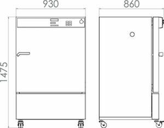 Tủ sinh trưởng 247L loại KBW240, Hãng Binder/Đức