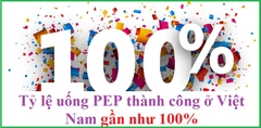 Tỷ lệ uống PEP thành công ở Việt Nam là bao nhiêu?