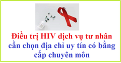 Điều trị HIV dịch vụ tư nhân uy tín, tốt nhất ở đâu?