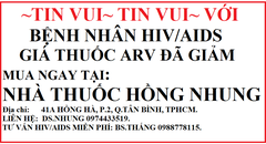 TIN VUI 2022 THUỐC ARV GIÁ TỐT NHẤT