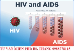AIDS là giai đoạn nặng nhất của quá trình nhiễm HIV