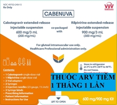 THUỐC ARV DẠNG TIÊM 1 THÁNG 1 LẦN - CABENUVA ĐÃ ĐƯỢC FDA PHÊ DUYỆT