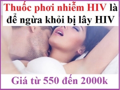 Thuốc phơi nhiễm HIV giá bao nhiêu?