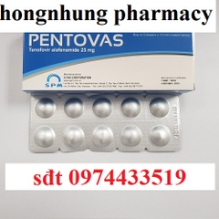 Thuốc Pentovas 25mg giá bao nhiêu? Mua Pentovas ở đâu tốt nhất?