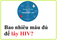 Lượng máu đủ để lây nhiễm HIV?