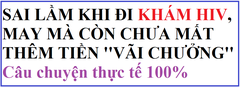 Sai lầm khi đi khám HIV ở phòng khám