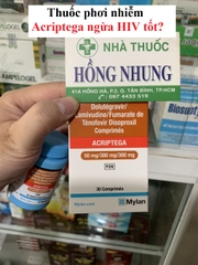 Thuốc phơi nhiễm Acriptega hiệu quả cao không?