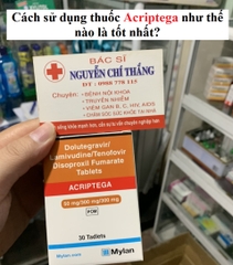 Cách dùng thuốc Acriptega như thế nào tốt nhất?