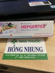 Mua tuýp bôi HEPGENTEX 10g tốt nhất TPHCM, Hà Nội