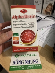 Mua lọ Alpha Brain Olympian labs 60 viên ở đâu tốt nhất TPHCM, Hà Nội