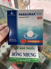 Sủi PARALMAX 500 giảm đau hạ sốt giá bao nhiêu, mua ở đâu?