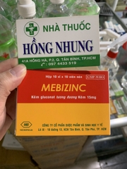 Thuốc Mebizinc 15mg giá bao nhiêu, mua ở đâu tốt nhất?