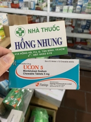 UCON 5 (Montelukast) 5mg giá bao nhiêu, mua ở đâu?