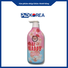 Happybath Sữa tắm chery và dâu 900ml