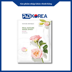 NR Mặt nạ Nature repulic hoa hồng ( mẫu mới) 장미 마스크시트