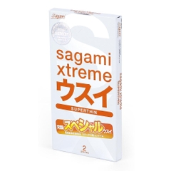 Bao cao su Sagami Superthin - Hộp 2 chiếc