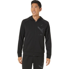 Áo Khoác Asics Chính Hãng - A-I-M Polyester Sweatshirt - Màu Đen | JapanSport 2031E545-001