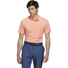 Áo Polo Adidas Chính Hãng - Ultimate365 Heather Golf Polo Shirt - Màu San hô | JapanSport HR9080