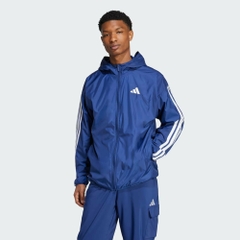 Áo Khoác Adidas Chính Hãng - Essentials 3-Stripes Windbreaker  - Màu Xanh | JapanSport JE6327