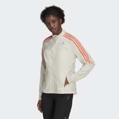 Áo Khoác Adidas Nữ Chính Hãng - MARATHON 3 COLORS - Kem | JapanSport H31042