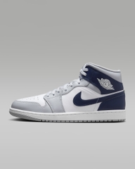 Giày Nike Nam Chính Hãng - Air Jordan 1 Mid - Màu Xám | JapanSport DQ8426-104